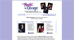 Desktop Screenshot of magicbygeorge.com